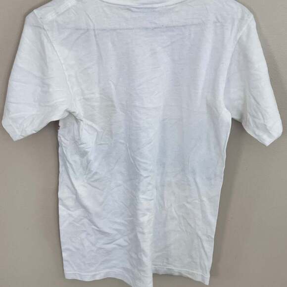 Vintage Hawaii T Shirt 80s Single Stitch White Neon Palm Trees - Picture 2 of 3